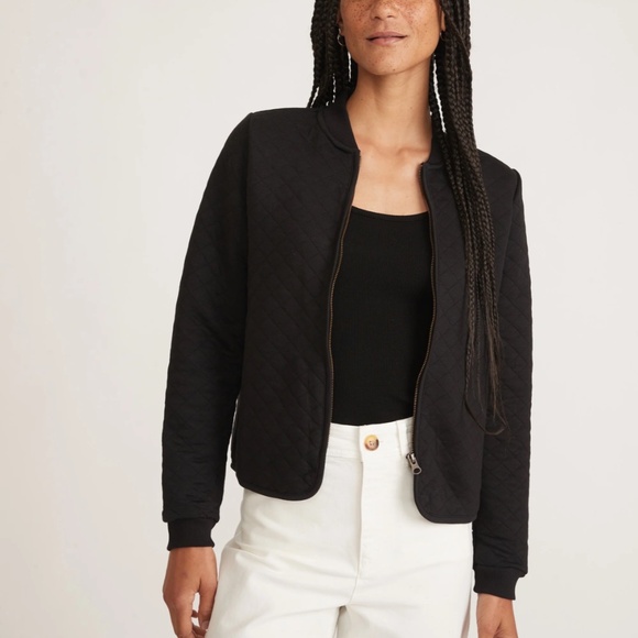 Marine layer quilted zipper sweater (corbet quilted bomber) - Picture 7 of 7